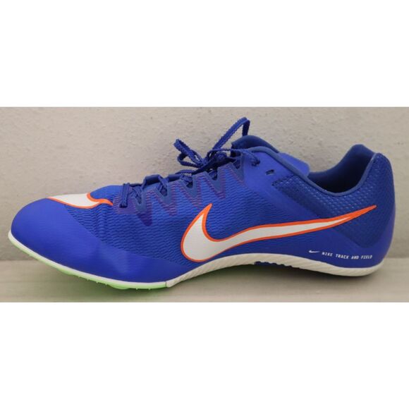 Nike DC8753-401 Men's Sz 11 Blue/Orange Zoom Rival Sprint Track & Field Shoes - Picture 8 of 13